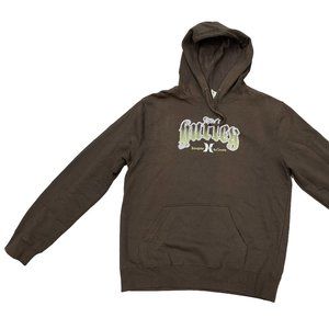 Hurley Men's Imagination Drawstring Hoodie Brown NWT